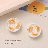 Popxstar 10/100pcs Resin Accessories Miniatures Breakfast Series DIY Dollhouse Handmade Hairpin Phone Case Buckle Materials Home Decor