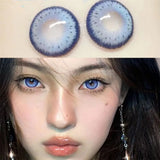 Blue Color Contact Lenses Softlens for Eyes Lenses Cosmetic Eyecontacts with Myopia Fast Shipping