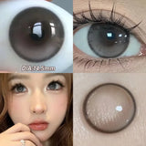 Popxstar  -Pink Lenses Color Contact Lenses for Myopia Beauty Eye Color Lenses Fashion Natural Pupils Grey Brown Blue Lens 1 Pair
