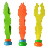 Popxstar 3 Piece Kids Sports Pool Toys Ocean Plant Shape Diving Toys Diving Swimming Training Pool Kids Accessories