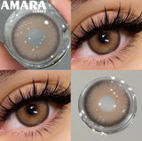 Popxstar  1 Pair Black Color Contact Lenses for Eyes 14.5mm Fashion Contact Lenses Brown Natural Contact Lenses Gray Soft Lens