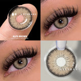 Big Eyes Black Lenses Natural Color Contact Lenses Blue Eye Lens Gray Beauty Pupil Yearly Green Colored Eyes Contacts