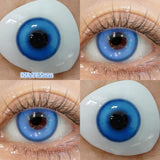 Popxstar 1pair New Fashion Cosplay Contact Lenses for Eyes Brown Lenses Myopia Color Contact Lenses Halloween Beauty Blue Lenses