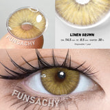 Popxstar  1 Pair Colored Contact Lenses Eye Color Lenses Natural Lenses Pupils Brown Blue Grey Fashion Lens Yearly Cosmetics Lens