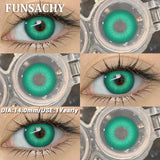 Popxstar  1 Pair Crazy Halloween Cosplay Contact Lenses Eye Makeup Lens Vampire White Black Red Contacts Anime Cosplay Softlens