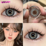 14.5mm Big Black Lenses Colored Contact Lenses Brown Natural Look Lenses Soft Colored Pupils Beauty Cosmetics large black
