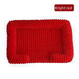 S M L XL XXL Calming Dog Bed Orthopedic Memory Foam Sofa Couch Waterproof Removable Cover Plush Mat for Small Medium Large Dogs