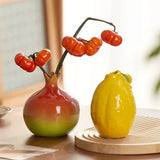 Desktop double-layer storage basket metal iron Retro industrial style vegetable fruit storage rack shelf kitchen household