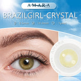 Natural Color Lens Eyes 2pcs Color Contact Lenses For Eye Blue Beauty Contact Lenses Eye Yearly Cosmetic Color Lens