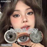 Popxstar  1 Pair Colorful Contact Lenses Natural Eye Makeup Contacts Lens for Eyes Korean Soft Lens Cosmetic Pupils Color Eye Len