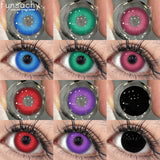 Popxstar  NEW FROYA Colored Contact Lenses Colorful Cosplay Eye Contact Lens for Halloween Purple Eye Lens Pink Anime Cosplay Len