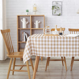 Popxstar Checkered Tablecloth Kitchen, Wedding, Holiday Table Decoration Tablecloth, Outdoor Picnic Tablecloth