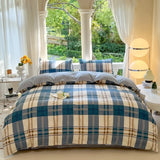 Popxstar Kawaii Bear Printed Bed Set Floral Duvet Cover Pillowcase Bedding Set Cute Dog Bed Linen Sheet Quilt Cover Full Queen King Size