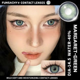 Popxstar  2PCS Natural Brown Gray Lenses for Eyes Blue Lenses Beautiful Pupil Korean Fashion Color Round Lens Yearly Cosmetics