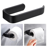 Popxstar Self-adhesive Towel Rack Wall Mounted Bathroom Items Bathroom Towels Holder Hanger without punching toilet paper holder