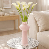 European Style Geometric Folds Glass Vase Vintage French Romantic Hydroponic Vase Thicken Floral Vases Home Decoration