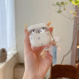 Simple Fresh Bowknot Circular Dots Love Earphone Cover Case For AirPods 1 2 3 4 Cover For Airpods Pro Pro2 Cases with Pendant