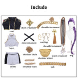 Popxstar Black Golden Rumi Zoey Mira Cosplay KPop Cosplay Costume Wig Women Suit Halloween Party Role Playing Outfit