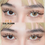 Popxstar 1 Pair Colored Contact Lenses for Eyes Blue Lenses Green Eye Lenses Natural Lenses Gray Eye Contact Fashion Lenses