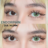Popxstar 1 Pair Colored Contact Lenses for Eyes Blue Lenses Green Eye Lenses Natural Lenses Gray Eye Contact Fashion Lenses