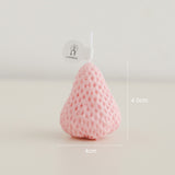 Popxstar Valentine's Day 1PC/4PCS Strawberry Decorative Aromatic Candles Soy Wax Scented Candle for Birthday Wedding Candle