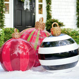Popxstar  60cm Christmas Balls Christmas Tree Decorations Christmas Gift Xmas Hristmas Decorations for Home Outdoor PVC Inflatable Toys