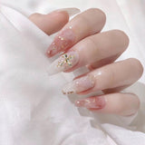 Popxstar Spring Centerpiece Ideas Short Square Acrylic Nails Spring Dip Nails 24pcs Rhinestone Design Fake Nails Shiny Bridal Women Lady Party Nail DIy Decorations Press On Nail Tips False Nail Patch