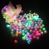 4000 Pcs/ Lot Round RGB Led Flashing Ball Lamps White Balloon Lights for Christmas Party Wedding Decoration Shipping by DHL New
