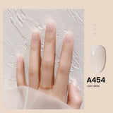 Popxstar Valentine's Day 7.3ml Summer Pudding Gel Nail Polish Transparent Jelly Polish Top Coat Soak Off UV Gel Art Nail Varnish Semi Permanent