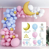 Popxstar Macaron Balloon Air Balls Foil Happy Birthday Party Balloons Wedding Baby Shower Decorations Boy Girl Decor Kids Adult Balloons