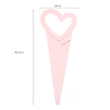 Popxstar 1Pcs Paperboard Wrapping Paper For Single Flower Packaging Gift Cases Packing Boxes 18X46cm Portable Gift Boxes Bouquet Packing