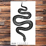 Popxstar Waterproof Black Infinity Tattoo Feather Bird Women Body Hand Art Drawing Temporary Tattoo Stickers Men Finger Tatto Small Paste