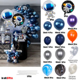 Popxstar 89pcs Outer Space Party Rocket Astronaut Foil Balloons Galaxy Theme Party Boy Birthday Party Decoration Air Globals Kids Favor