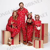 Popxstar New Family Matching Christmas Pajamas Set Xmas Pjs Matching Pyjamas Adult Kids Xmas Sleepwear