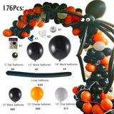 Popxstar Halloween Balloon Garland Arch Kit DIY Spider Halloween Balloons Garland Party Decoration Balloon Halloween Decoration
