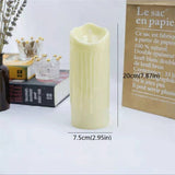 Popxstar Flameless Flickering Led Candles Light Tealight Led Battery Power Candles Lamp Electronic Votive Led Lamp Halloween Home Decor