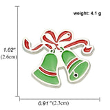 Popxstar Fashion Brooch Christmas Socks Badges Christmas Tree Elk Enamel Badge Small Brooch Women Fashion Party Gifts Home Decoration