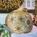 Popxstar  60cm Christmas Balls Christmas Tree Decorations Christmas Gift Xmas Hristmas Decorations for Home Outdoor PVC Inflatable Toys