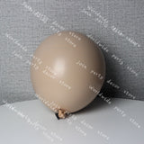 Popxstar DIY Doubled Cream Peach Apricot Balloons Garland Retro Pink Ballon Kit Rose Gold Globos Wedding Birthday Baby Shower Party Decor
