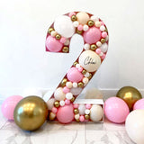 2Popxstar  Letter Heart A-z 40inch Big Balloon Number Mosaic 0-9 Happy Birthday Wedding Party Decoration Baby Shower Large Figure Globo DIY
