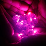 4000 Pcs/ Lot Round RGB Led Flashing Ball Lamps White Balloon Lights for Christmas Party Wedding Decoration Shipping by DHL New