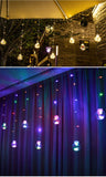 Popxstar LED Curtain String Light Ball Christmas Decoration Christmas and New Year DIY Decorative Light String Christmas Decoration