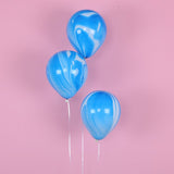 Popxstar New Style 22Inch 4D Agate Color Marble Aluminum Foil Balloons Wedding Birthday Party Decoration Balloon Color Cloud Foil Balloon
