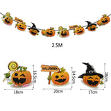 Popxstar Year Happy Halloween Banner Garland for Halloween Home hanging ornament Decorations Kids Child Favors Creative gift