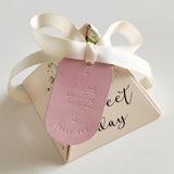 Popxstar New Triangular Pyramid Gift  Box Wedding Favor Chocolate Box Bomboniera Giveaways Boxes for Gifts Baby Shower Party Supplies