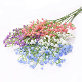 Popxstar 90Heads 52cm Babies Breath Artificial Flowers Plastic Gypsophila DIY Floral Bouquets Arrangement for Wedding Home Decoration