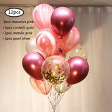 Popxstar 1set 16inch Russian Happy Birthday Letter Foil Balloons Birthday Party Decorations kids gifts Inflatable Air Balls Supplies