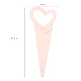 Popxstar 1Pcs Paperboard Wrapping Paper For Single Flower Packaging Gift Cases Packing Boxes 18X46cm Portable Gift Boxes Bouquet Packing