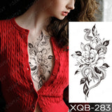 Popxstar Waterproof Temporary Tattoo Sticker I Love You Flash Tattoos Lip Print Butterfly Flowers Body Art Arm Fake Sleeve Tatoo Women