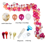 Popxstar 2 Popxstar Baby Shower Balloon Party Balloons Garland Arch Birthday Party Background Balloons Strip Chain for Wedding Decorations Globos